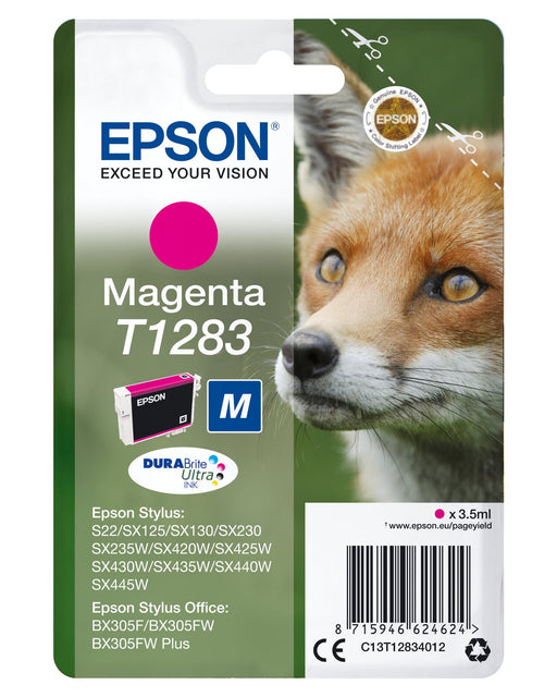 EAN 5057454503637 - Epson Fox T1283 cartucho de tinta 1 pieza(s) Original imagen 1