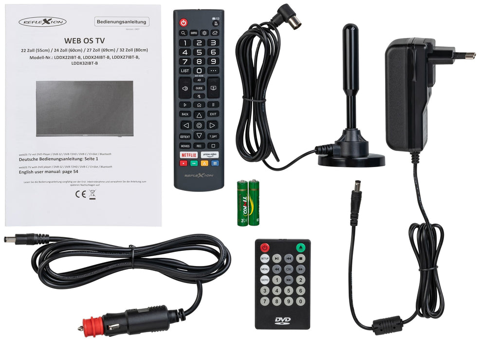 EAN 4260664981701 - Reflexion LDDX24IBT_B Televisor 61 cm (24") Full HD Smart TV Wifi Negro 220 cd / m² imagen 6