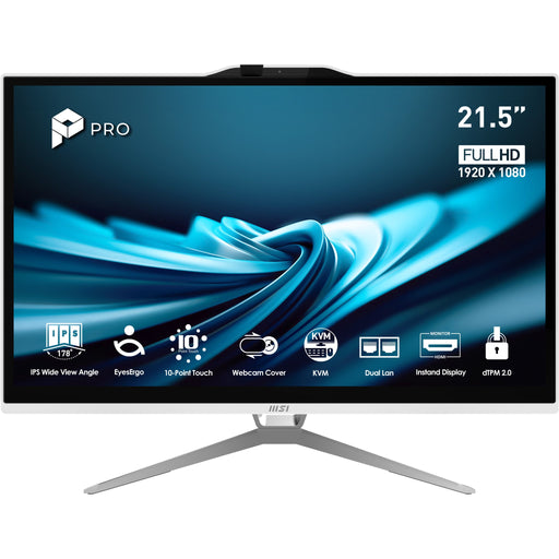 EAN 4711377411240 - MSI Pro AP222T 14M-623EU Intel® Pentium® Gold G7400 54,6 cm (21.5") 1920 x 1080 Pixeles Pantalla táctil P imagen 1