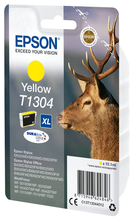EAN 8715946624846 - Epson Stag T1304 cartucho de tinta 1 pieza(s) Original Alto rendimiento (XL) Amarillo imagen 1