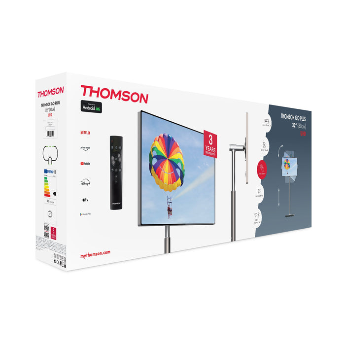 EAN 9120106663976 - Thomson 32UE5M45E monitor o TV portátil Champán, Oro 81,3 cm (32") LED 3840 x 2160 Pixeles imagen 4