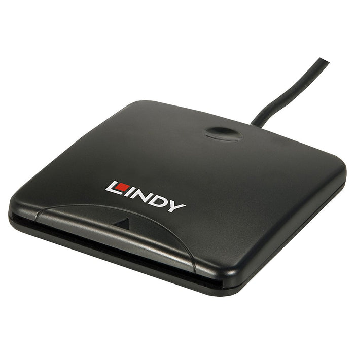EAN 4002888427685 - Lindy 42768 lector de tarjeta magnética USB Negro imagen 1
