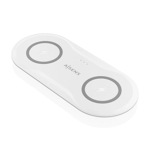 EAN 8435739903469 - AISENS ASCH-15W2WC059-W cargador de dispositivo móvil Auriculares, Smartphone Cargador inalámbrico Interi imagen 1