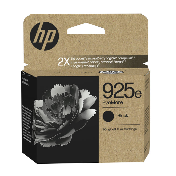 EAN 0199764687777 - HP 925e EvoMore Black Original Ink Cartridge cartucho de tinta 1 pieza(s) Alto rendimiento (XL) Negro imagen 1