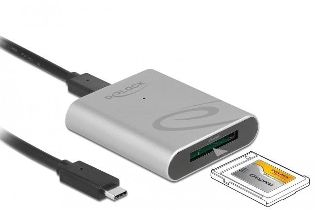 EAN 4043619917518 - DeLOCK 91751 lector de tarjeta USB 3.2 Gen 1 (3.1 Gen 1) Type-C Plata imagen 1