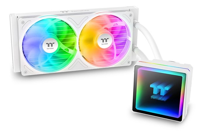 EAN 4711658544674 - Thermaltake TH240 V3 ARGB Procesador Sistema de refrigeración líquida todo en uno 12 cm Blanco 1 pieza(s) imagen 1