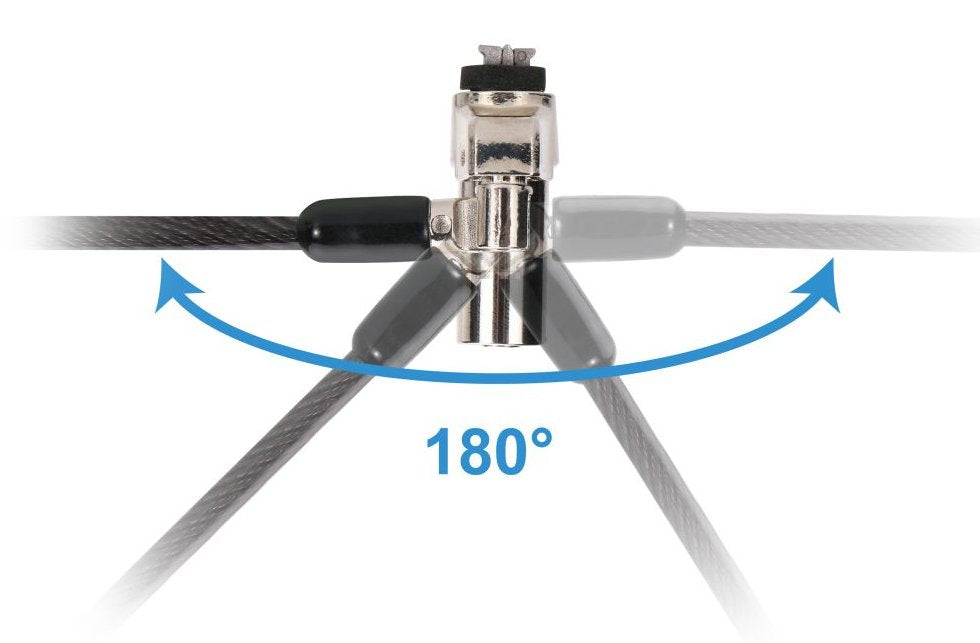 EAN 4015867245286 - Conceptronic CUSTODIO02BNM cable antirrobo Negro 1,8 m imagen 6