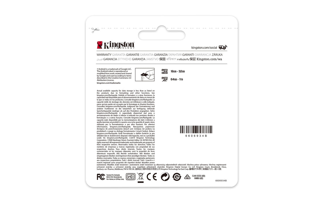 EAN 0740617298963 - Kingston Technology Canvas Select Plus MicroSDXC UHS-I Clase 10 imagen 4