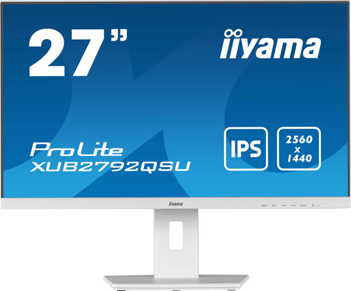 EAN 4948570121687 - iiyama ProLite XUB2792QSU-W5 pantalla para PC 68,6 cm (27") 2560 x 1440 Pixeles Wide Quad HD LED Blanco imagen 1
