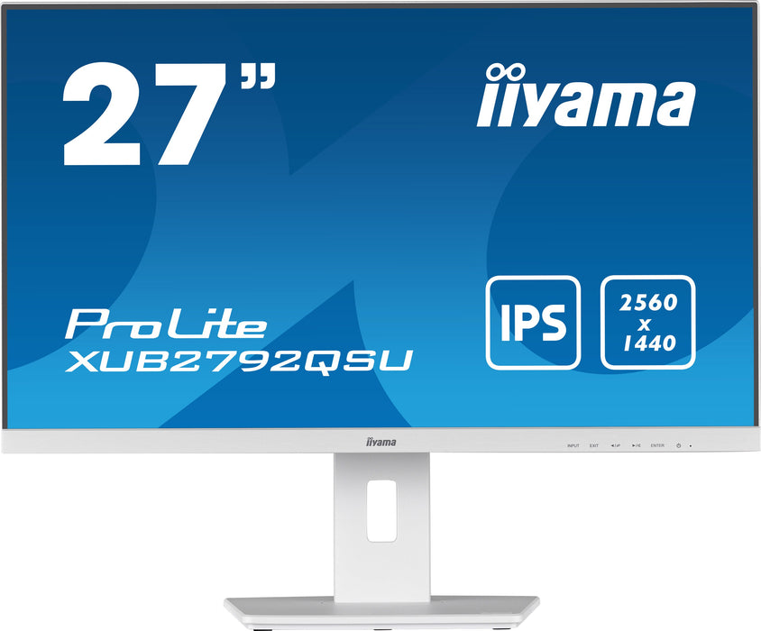 EAN 4948570121687 - iiyama ProLite XUB2792QSU-W5 pantalla para PC 68,6 cm (27") 2560 x 1440 Pixeles Wide Quad HD LED Blanco imagen 1