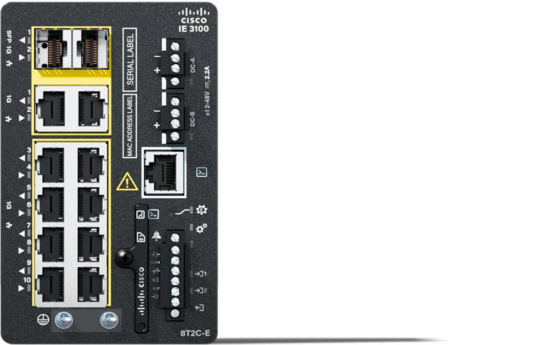 EAN 889728575485 - Cisco Catalyst IE3100 Gestionado L2 Gigabit Ethernet (10/100/1000) Energía sobre Ethernet (PoE) Negro imagen 1
