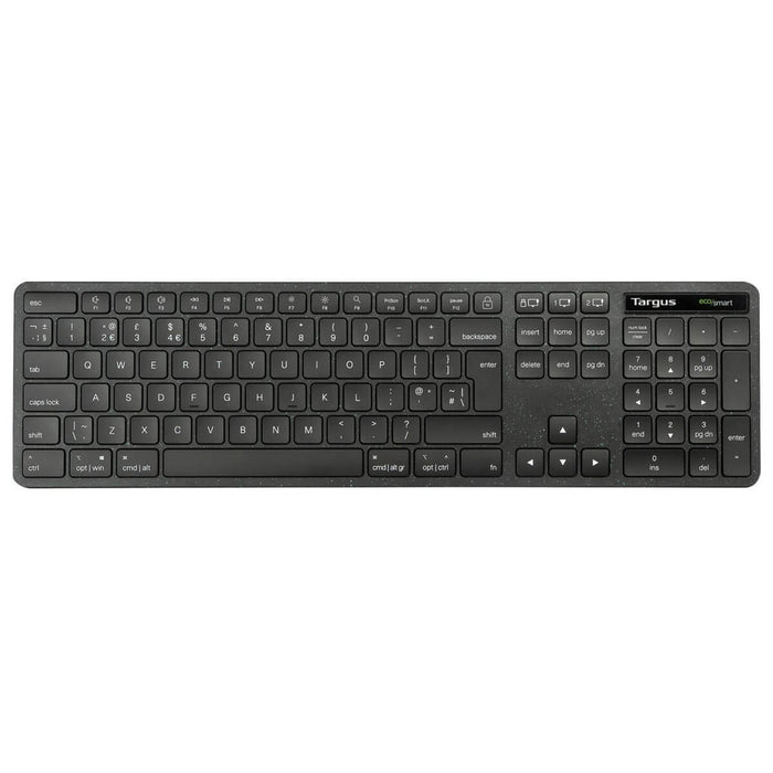 EAN 5063194001418 - Targus EcoSmart AKB873FR teclado Universal RF Wireless + Bluetooth AZERTY Francés Negro imagen 1
