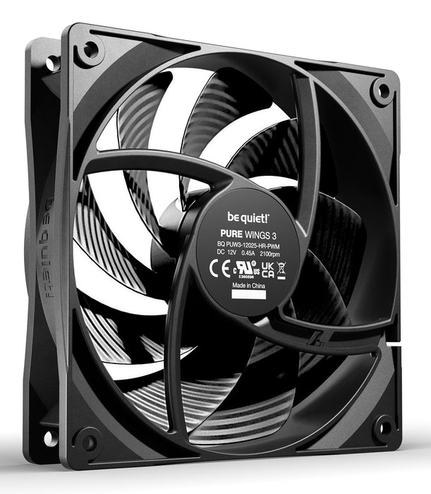 EAN 4260052190784 - be quiet! Pure Wings 3 120mm PWM high-speed Carcasa del ordenador Ventilador 12 cm Negro 1 pieza(s) imagen 2