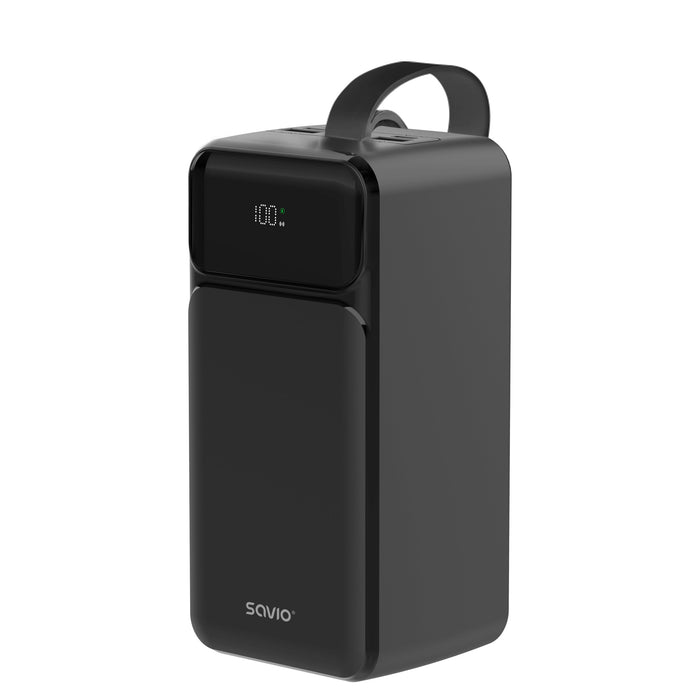 EAN 5907264119880 - Savio BA-14 batería externa Polímero de litio 50000 mAh Negro imagen 1