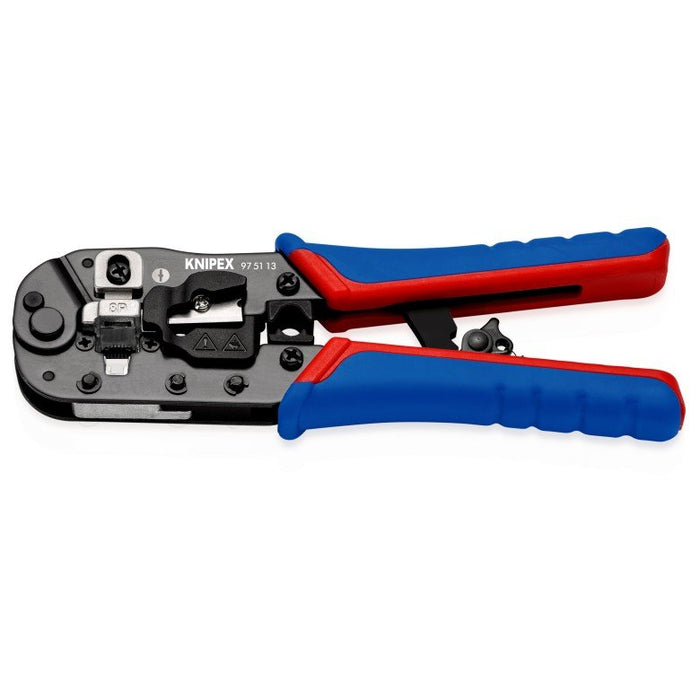 EAN 4003773087908 - Knipex 97 51 13 crimpadora Herramienta para prensar Negro, Azul, Rojo imagen 1
