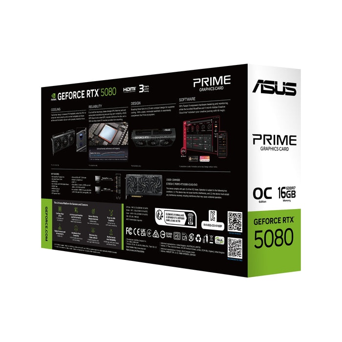 EAN 4711636552165 - ASUS Prime -RTX5080-O16G-EVO NVIDIA GeForce RTX 5080 16 GB GDDR7 imagen 14