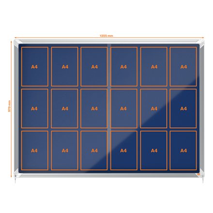 EAN 5028252611565 - Nobo 1915334 tablón para notas Interior Azul Aluminio imagen 5