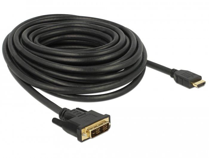 EAN 4043619855872 - DeLOCK 85587 adaptador de cable de vídeo 10 m HDMI tipo A (Estándar) DVI-D Negro imagen 1