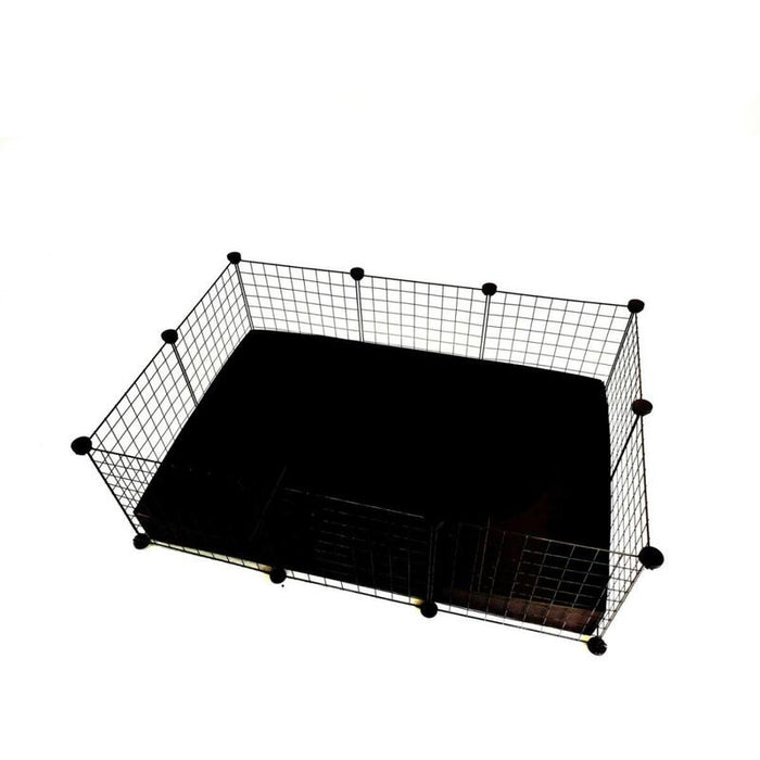C&C Jaula Modular 3x2 110x75 Cm Cobaya, Erizo, Negro