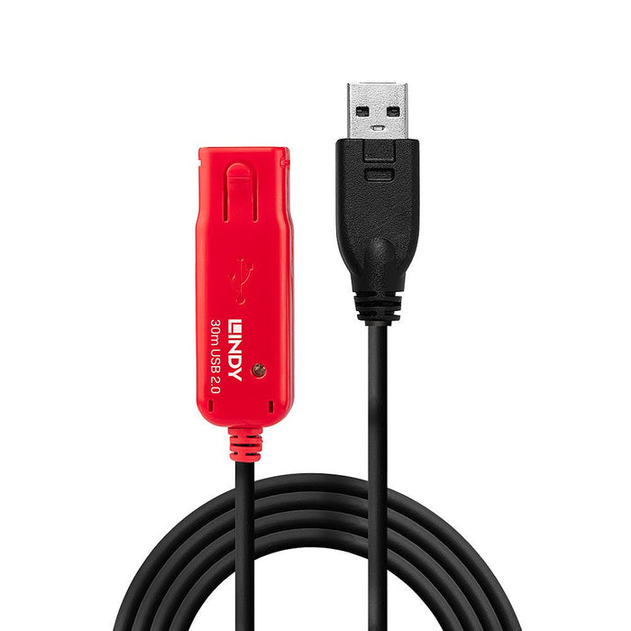 EAN 4002888429238 - Lindy 42923 cable USB USB 2.0 30 m USB A Negro, Rojo imagen 1