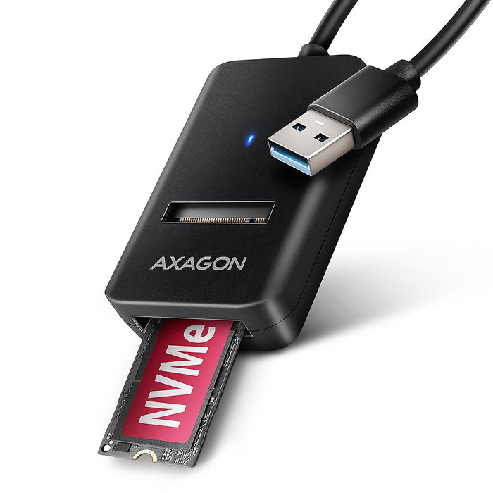 EAN 8595247908896 - Axagon ADM2-AM USB-A 10Gbps - M.2 NVMe & SATA SSD adaptér, kabelis USB-A 10cm Caja externa para unidad de imagen 1