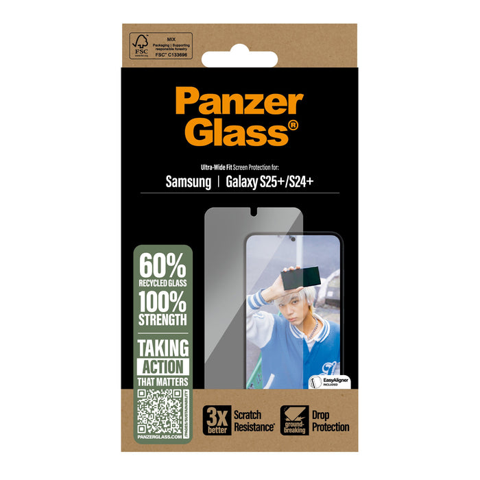EAN 5715685017247 - PanzerGlass ® Screen Protector Samsung Galaxy S25+ | S24+ | Ultra-Wide Fit Protector de pantalla 1 pieza( imagen 3