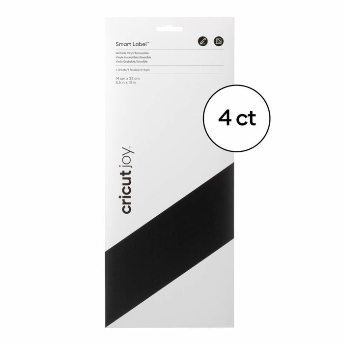 EAN 0093573326813 - Cricut Joy Smart Label Writable etiqueta autoadhesiva Permanente Negro 4 pieza(s) imagen 1