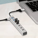 EAN 4052792076271 - LogiLink UA0442 hub de interfaz USB 3.2 Gen 1 (3.1 Gen 1) Type-A + Type-C 5000 Mbit/s Gris imagen 6