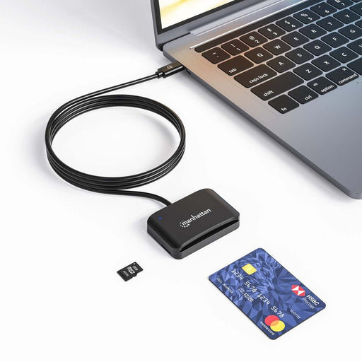 EAN 0766623102742 - Manhattan 102742 lector de tarjeta inteligente USB Tipo C imagen 2