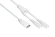 EAN 4066857003256 - Kabelmeister SK0877-W003 cable de transmisión Blanco 0,3 m C8 acoplador 2 x C7 coupler imagen 2