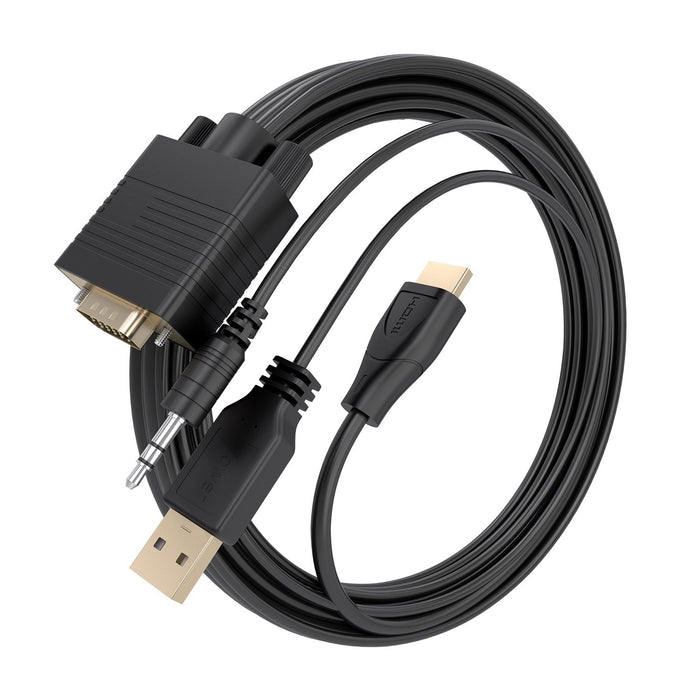 EAN 8435739904756 - AISENS A115-1008 adaptador de cable de vídeo 1,5 m VGA (D-Sub) + 3.5mm + USB Type-A HDMI tipo A (Estándar imagen 2