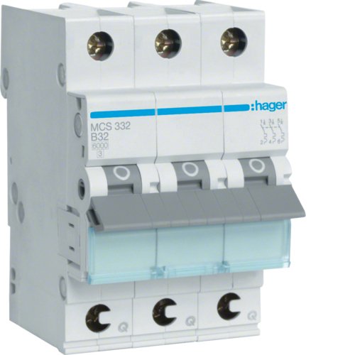 EAN 3250614315367 - Hager MCS332 corta circuito Tipo C 3 3 módulo(s) imagen 1