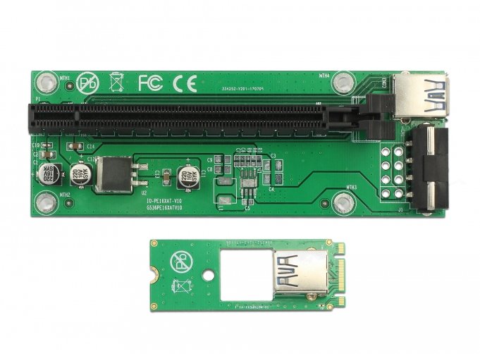 EAN 4043619414284 - DeLOCK 41428 tarjeta y adaptador de interfaz Interno PCIe, USB 3.2 Gen 1 (3.1 Gen 1) imagen 3