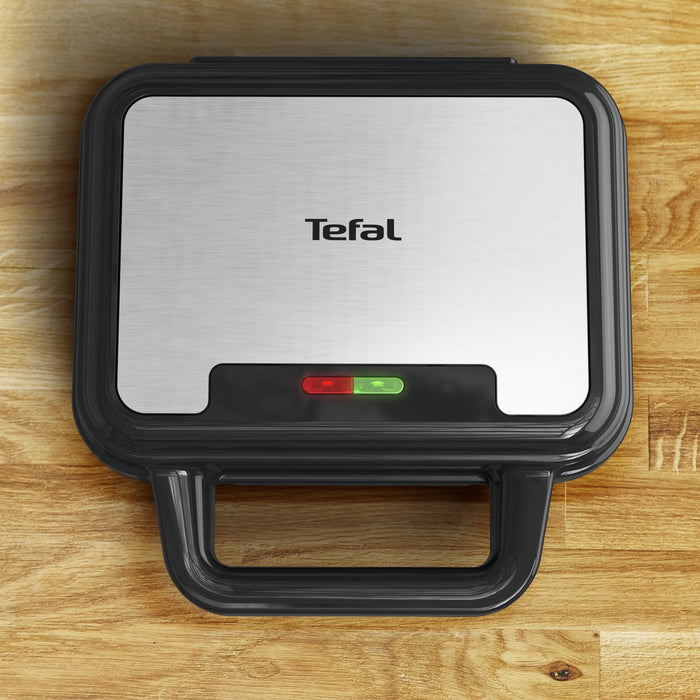 EAN 3016661177057 - Tefal SW383D10 sandwichera 700 W Negro, Acero inoxidable imagen 9