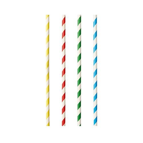 EAN 4002911875124 - Papstar 87512 pajita de beber desechable 100 pieza(s) Colores surtidos imagen 1