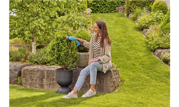 EAN 4066407502864 - Gardena 14750-55 tijera de césped inalámbrica 20 cm 18 V Verde, Gris imagen 5