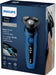 EAN 8710103993827 - Philips SHAVER Series 5000 S5466/17 afeitadora Máquina de afeitar de rotación Recortadora Negro, Azul imagen 4