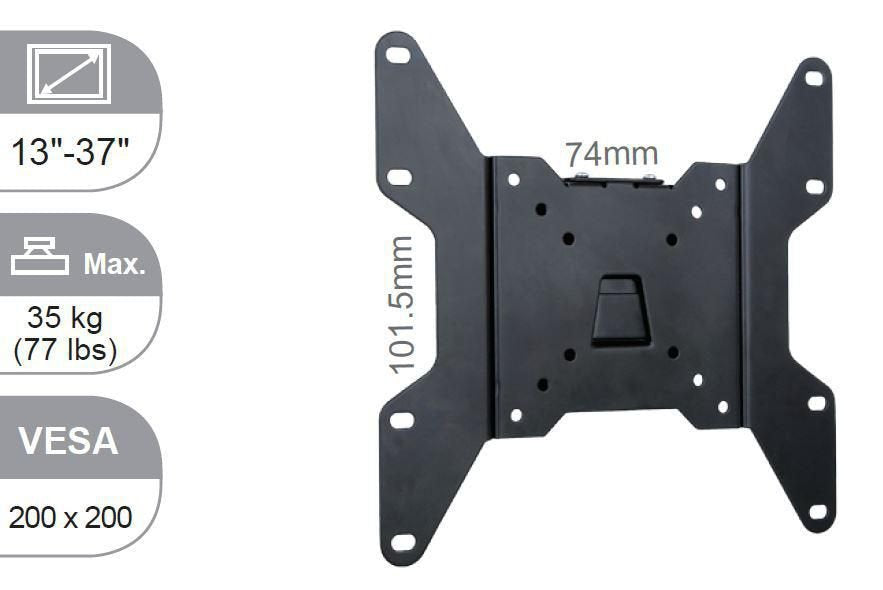 EAN 5711783797814 - Vivolink VLMW1337 soporte para TV 94 cm (37") Negro imagen 1