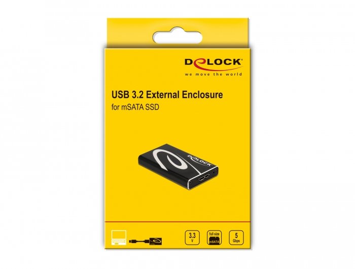 EAN 4043619420063 - DeLOCK 42006 caja para disco duro externo Caja externa para unidad de estado sólido (SSD) Negro imagen 5