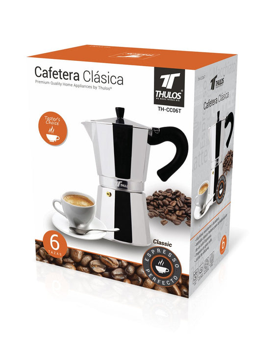 EAN 8436550623505 - THULOS TH-CC09T Cafetera italiana Plata imagen 3