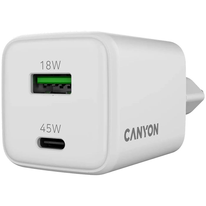 EAN 5291485016210 - Canyon CU45AC Universal Blanco Corriente alterna Carga rápida Interior imagen 5