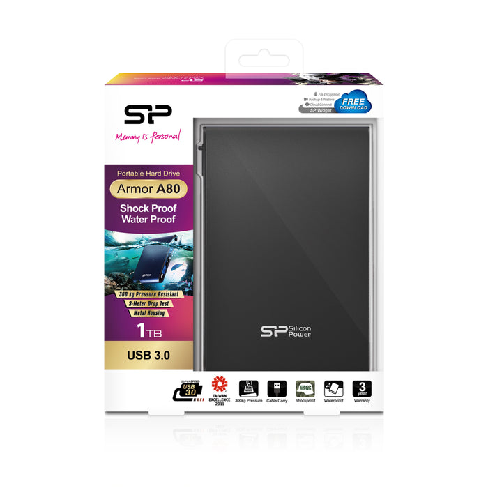 EAN 4712702616057 - Silicon Power Armor A80 disco duro externo 1 TB 2.5" USB tipo A 3.2 Gen 1 (3.1 Gen 1) Negro imagen 4