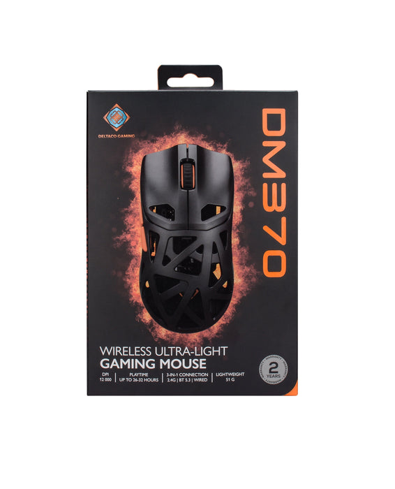 EAN 7333048070272 - Deltaco Gaming DM370 ratón Juego Ambidextro RF Wireless + Bluetooth + USB Type-A Óptico 12000 DPI imagen 7