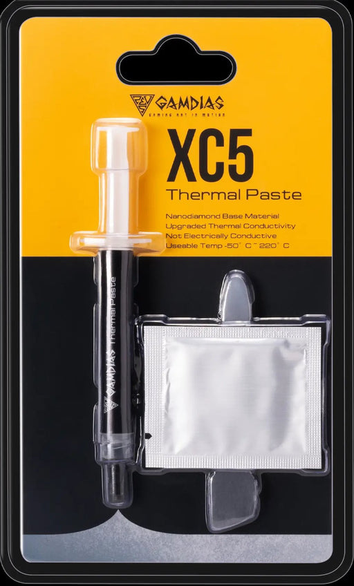 EAN 4712960137653 - GAMDIAS XC5 compuesto disipador de calor Pasta térmica 6 W/m·K 4 g imagen 2