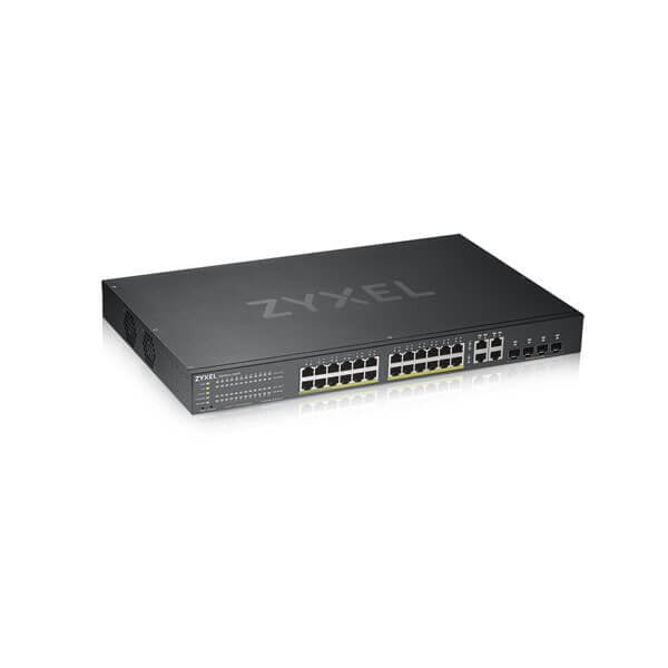EAN 0760559125578 - Zyxel GS1920-24HPv2 Gestionado Gigabit Ethernet (10/100/1000) Energía sobre Ethernet (PoE) Negro imagen 1