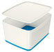 EAN 4002432116485 - Esselte 5216-10-36 Caja de almacenaje Rectangular Acrilonitrilo butadieno estireno (ABS) Azul, Blanco imagen 1
