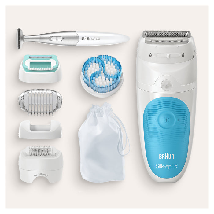 EAN 8001090955395 - Braun Silk-épil 5 5-815 20 pinzas Azul, Blanco imagen 7