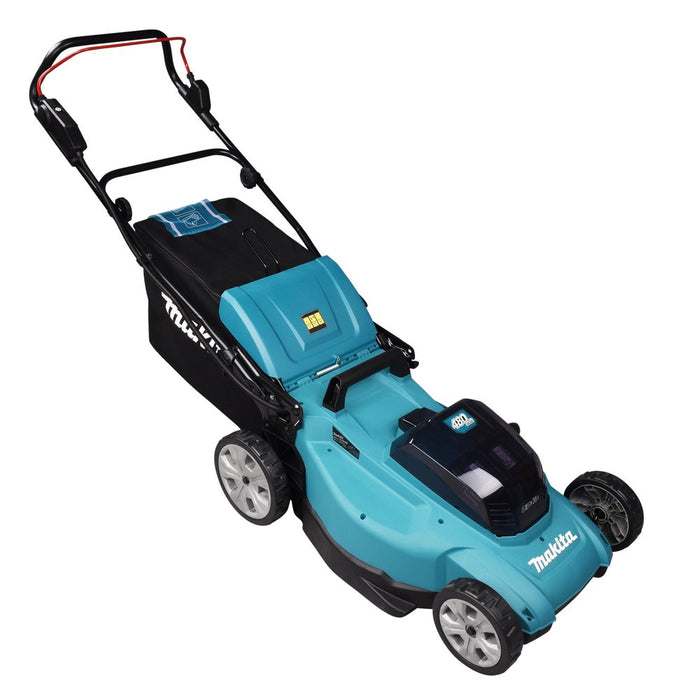 EAN 0088381756679 - Makita DLM480PT2 cortadora de césped Cortacésped manual Batería Negro, Turquesa imagen 7