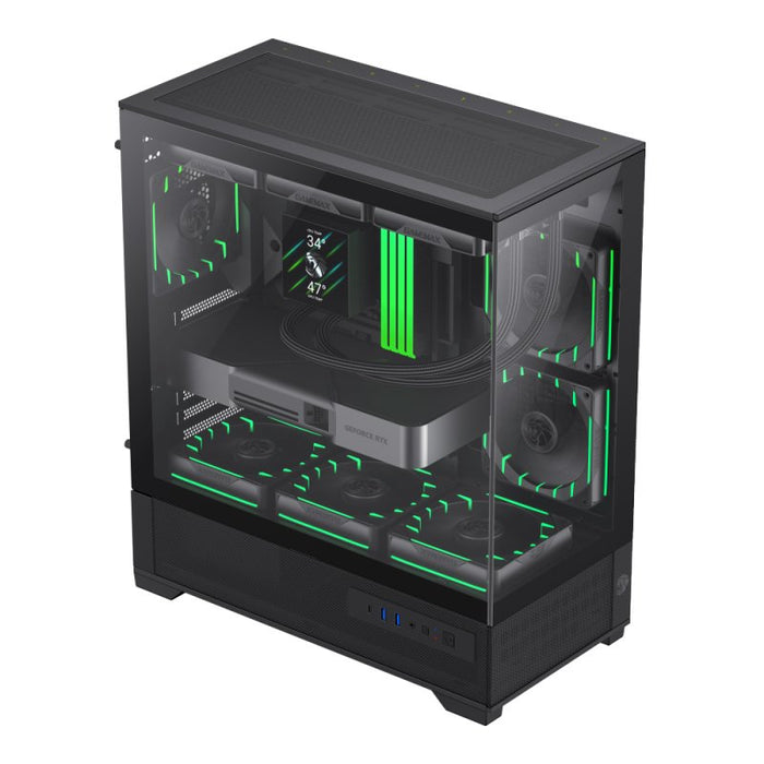 EAN 6931858778473 - GameMax VISTA 2 AB Midi Tower Negro imagen 3