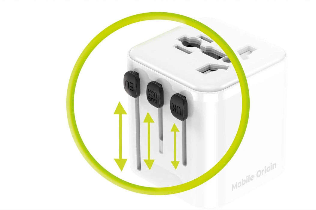 EAN 8594215996453 - Mobile Origin MO-UTRA-PW30-WHT adaptador de enchufe eléctrico Universal Blanco imagen 8